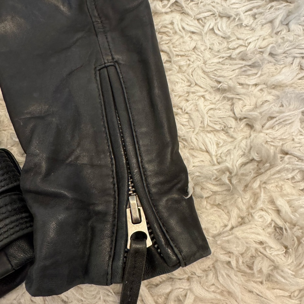 Lucky Brand Black Leather timeless jacket - Picture 8 of 16